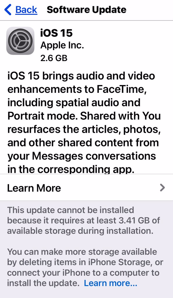 iOS 15